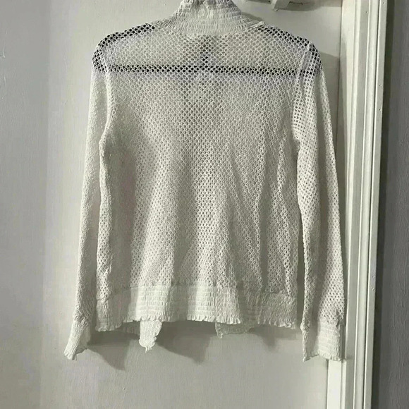 XCVI women’s white open cardigan - Picture 2 of 10